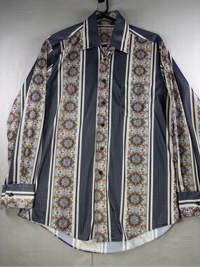 Authentic 70s Vintage Kingsport Dagger Collar Disco Shirt 🕺✨